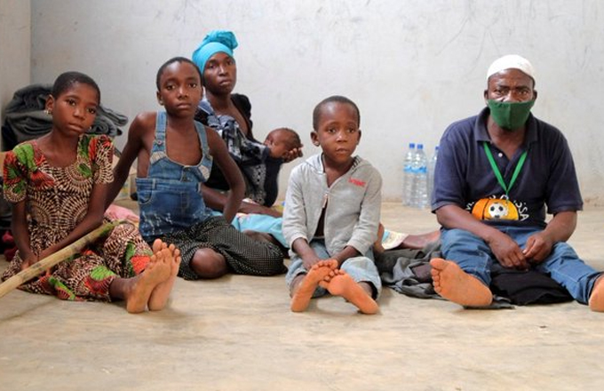 Metade dos refugiados em Pemba são crianças
